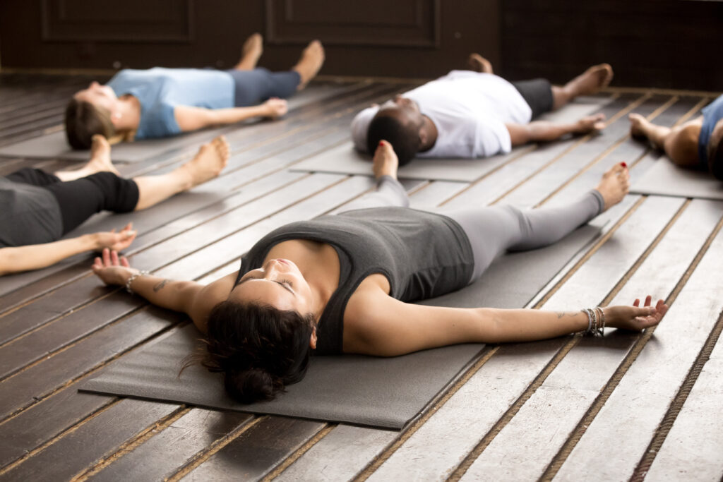 Posture Savasana ou Cadavre