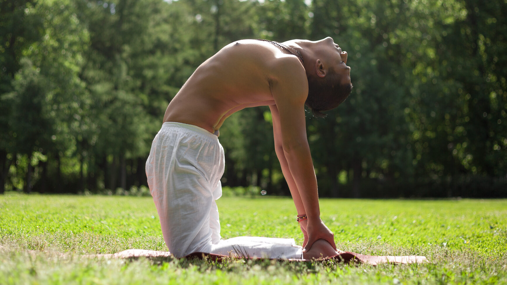 26 asanas par 2 exercices - posture Chameau